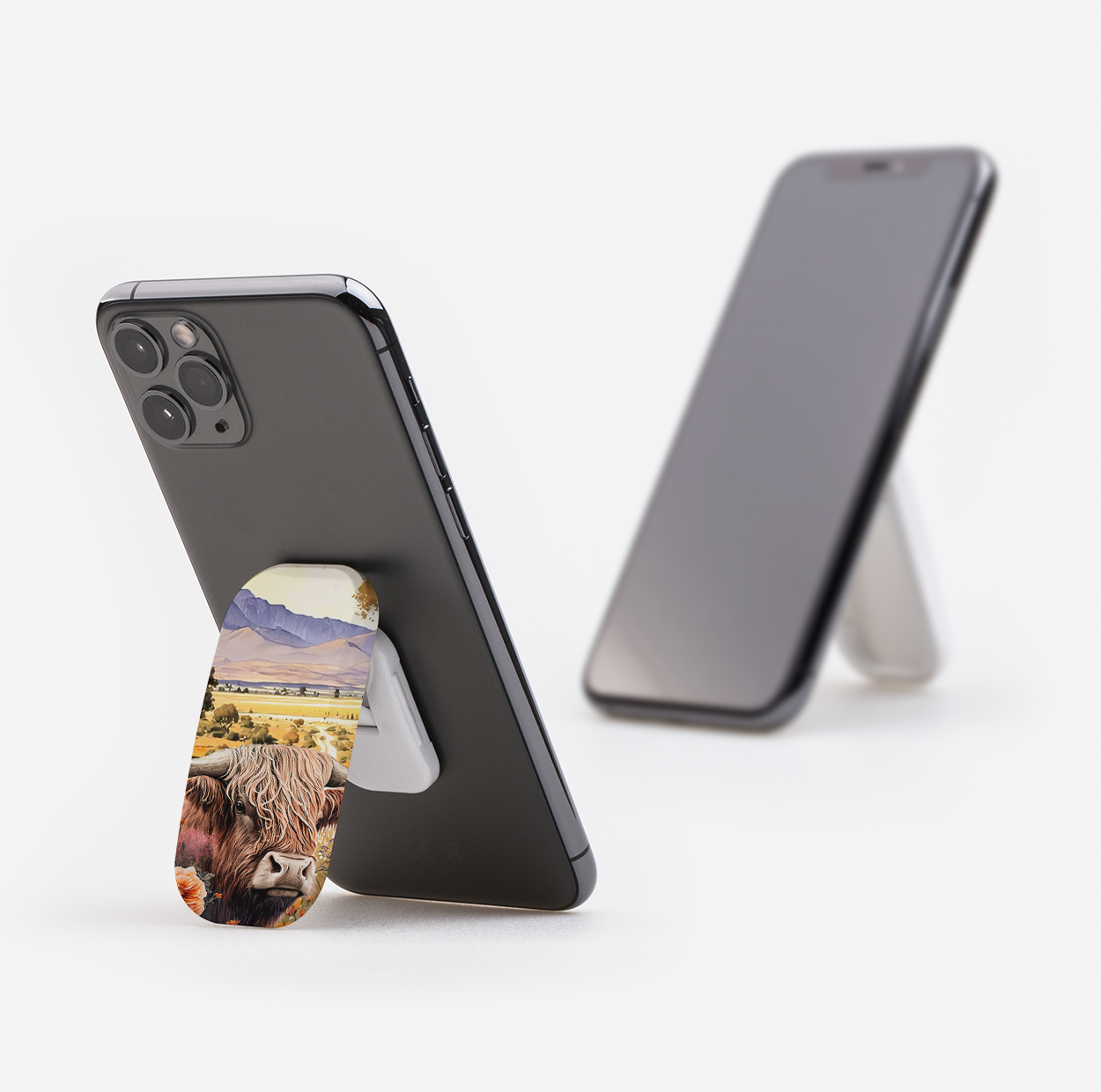 Highland Cow III Phone Stand