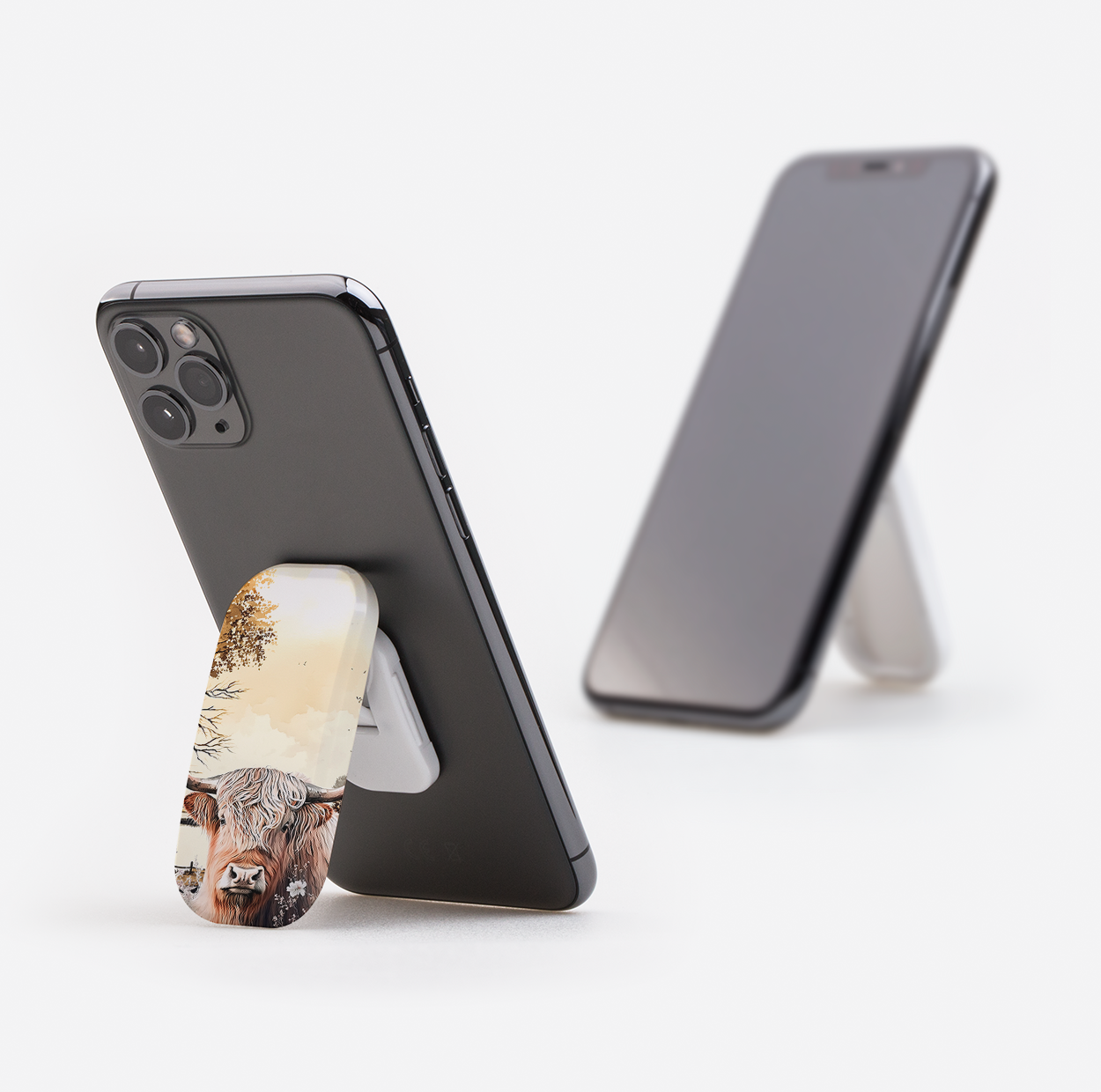 Highland Cow IV Phone Stand