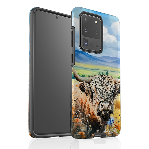 Samsung Tough Case - Highland Cow V