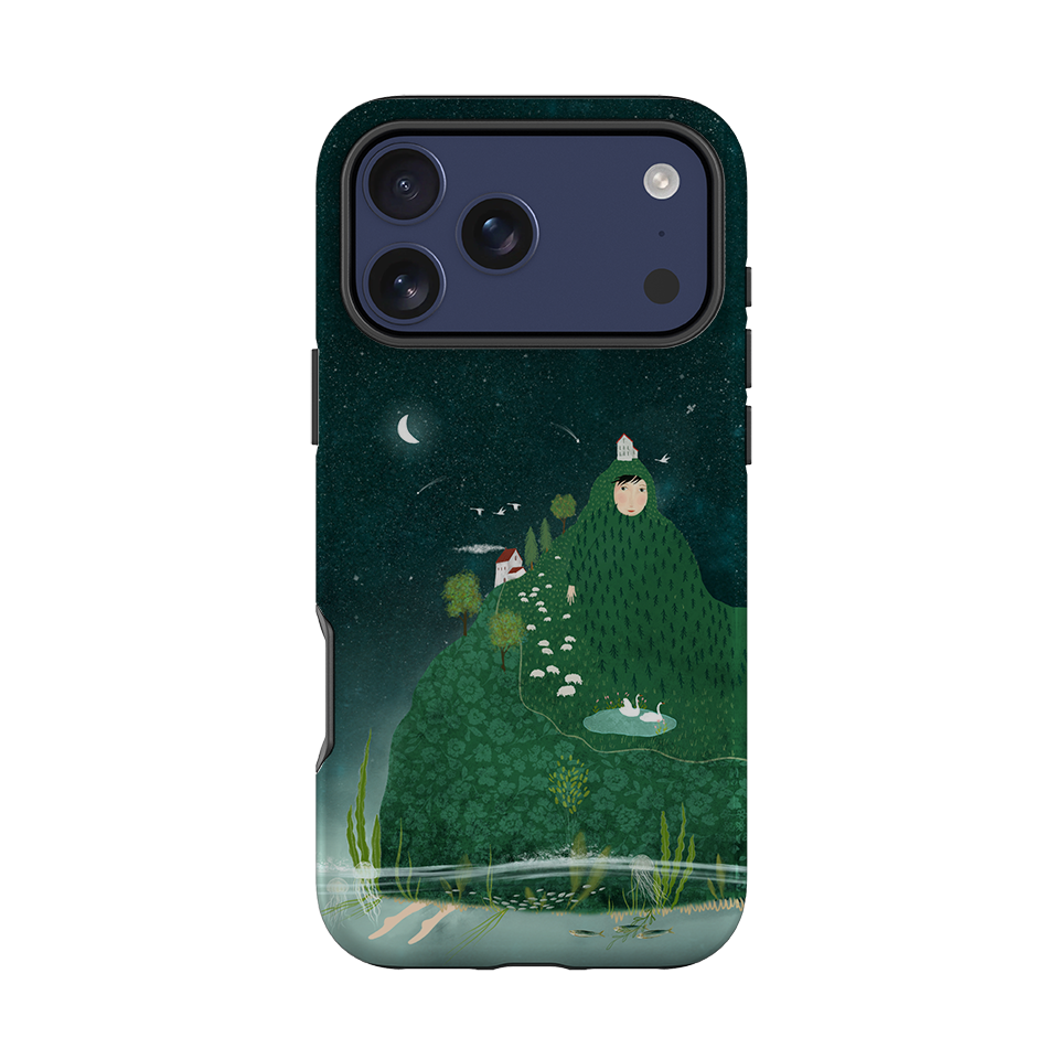 iPhone Tough Case - Hill lady By Katherine Quinn