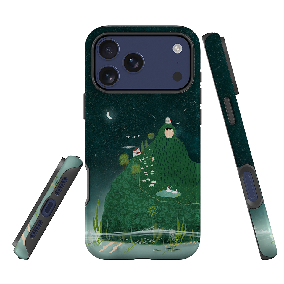 iPhone Tough Case - Hill lady By Katherine Quinn