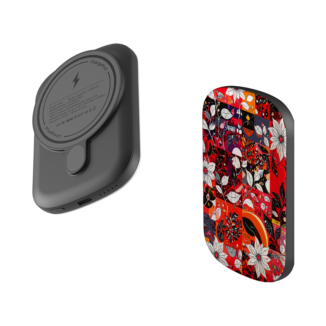 MagSafe Power Bank - Hime Floral