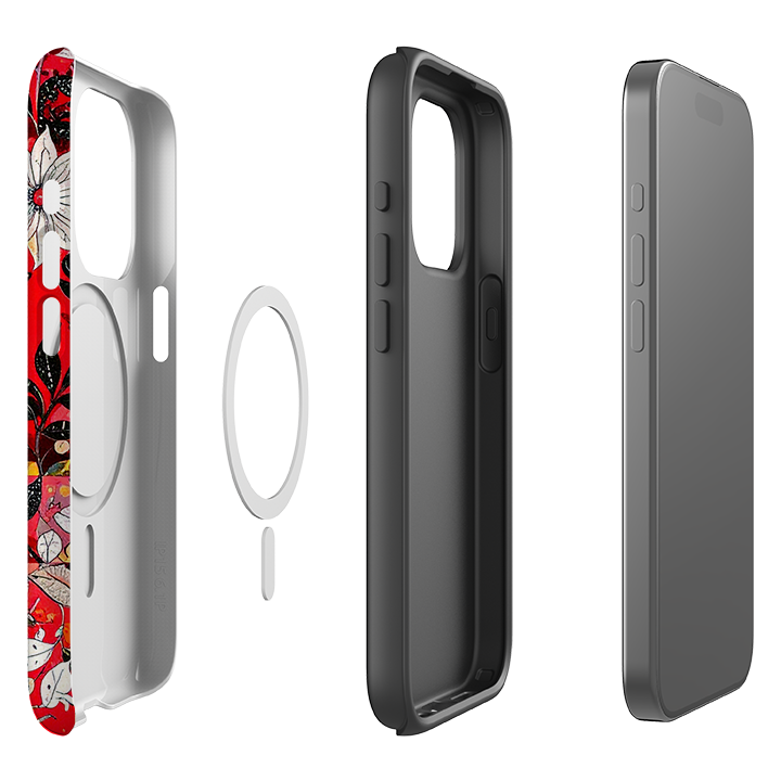iPhone MagSafe Tough Case - Hime Floral