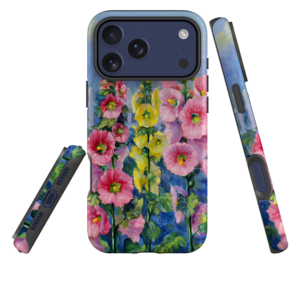 iPhone MagSafe Tough Case - Hollyhock Garden