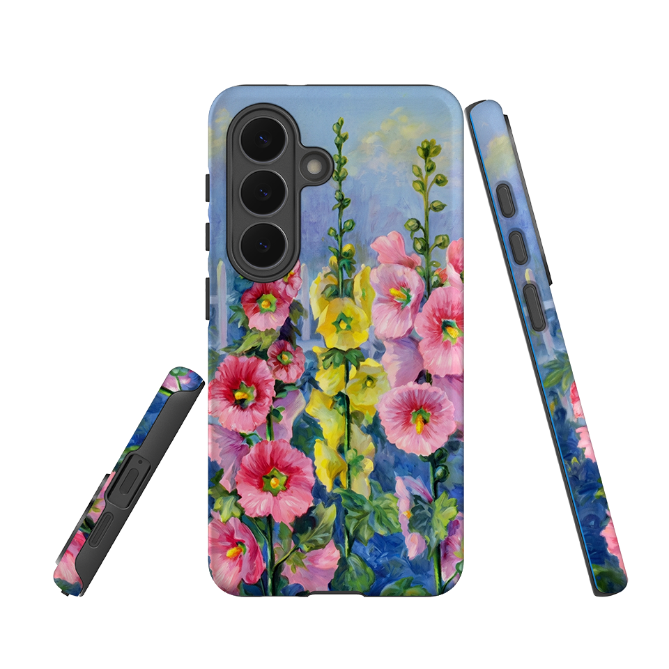 Samsung Tough Case - Hollyhock Garden