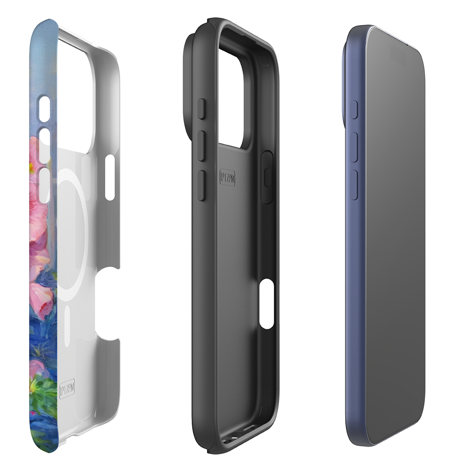 iPhone MagSafe Tough Case - Hollyhock Garden