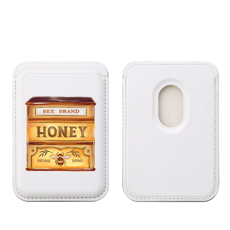 Honey MagSafe Wallet- White