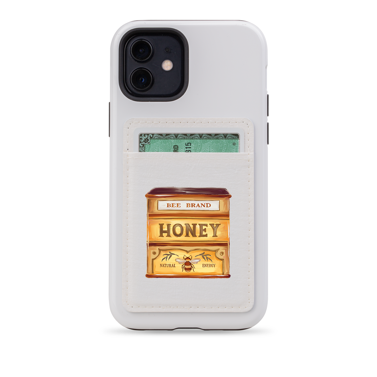 Honey MagSafe Wallet- White