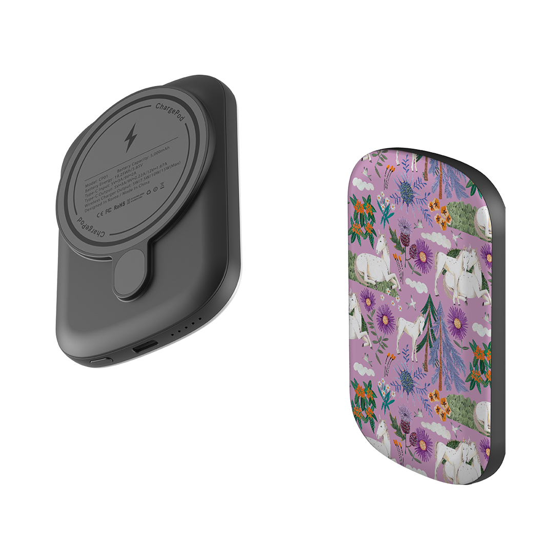 MagSafe Power Bank - Horse Pattern II By Caroline Bonne Muller