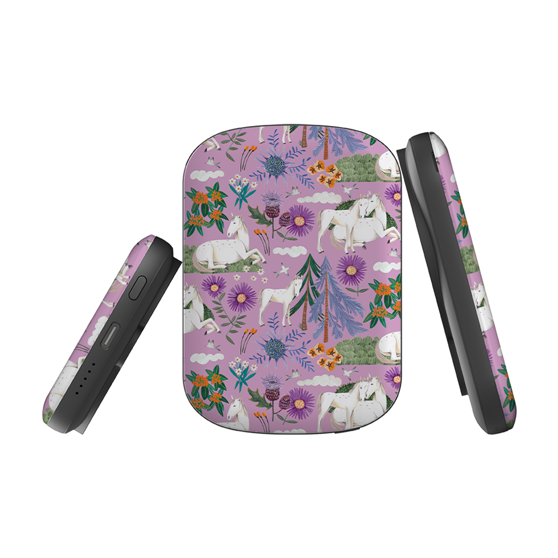 MagSafe Power Bank - Horse Pattern II By Caroline Bonne Muller