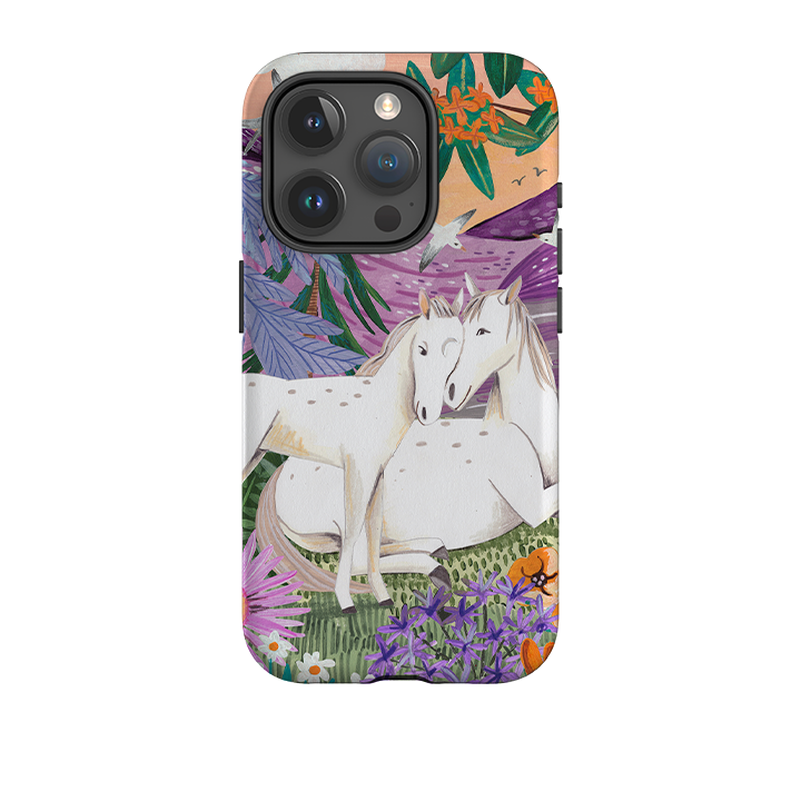 iPhone Tough Case - Horses By Caroline Bonne Muller