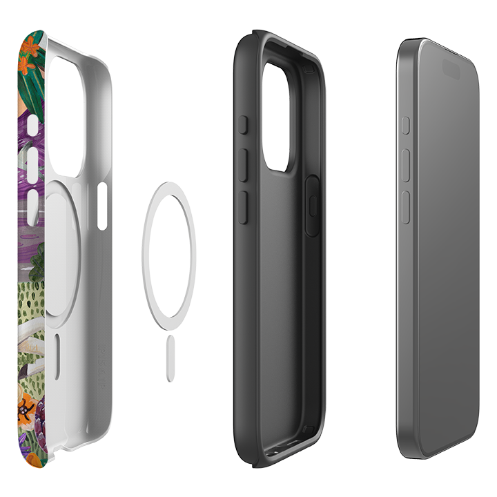 iPhone MagSafe Tough Case -  Horses By Caroline Bonne Muller