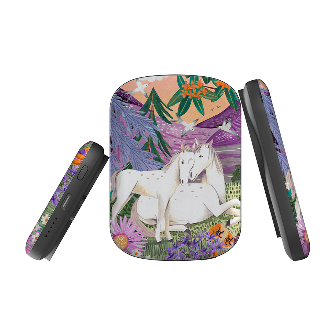 MagSafe Power Bank - Horses By Caroline Bonne Muller