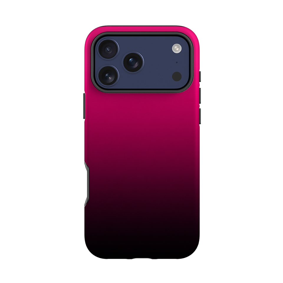 iPhone Tough Case - Hot Pink Ombre