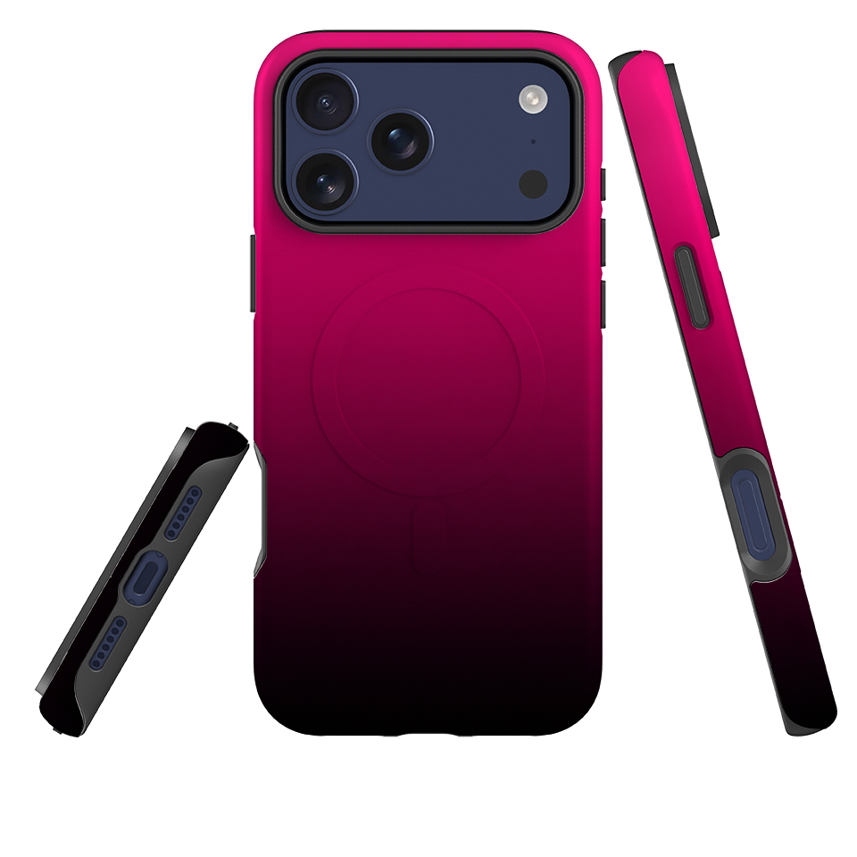 iPhone MagSafe Tough Case - Hot Pink Ombre
