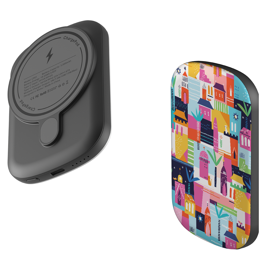 MagSafe Power Bank - Houses By Ali Brookes