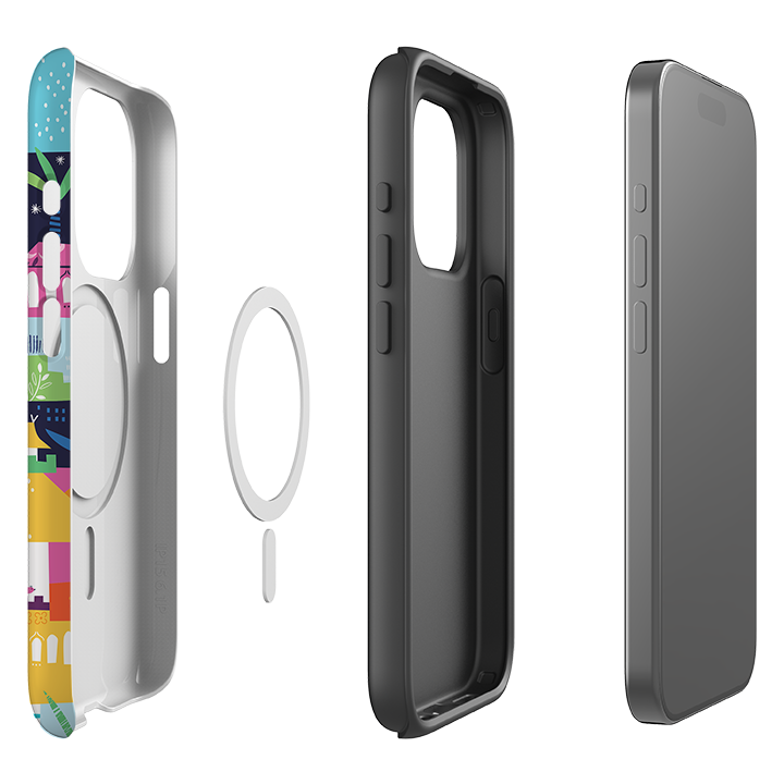 iPhone MagSafe Tough Case -  Houses By Ali Brookes