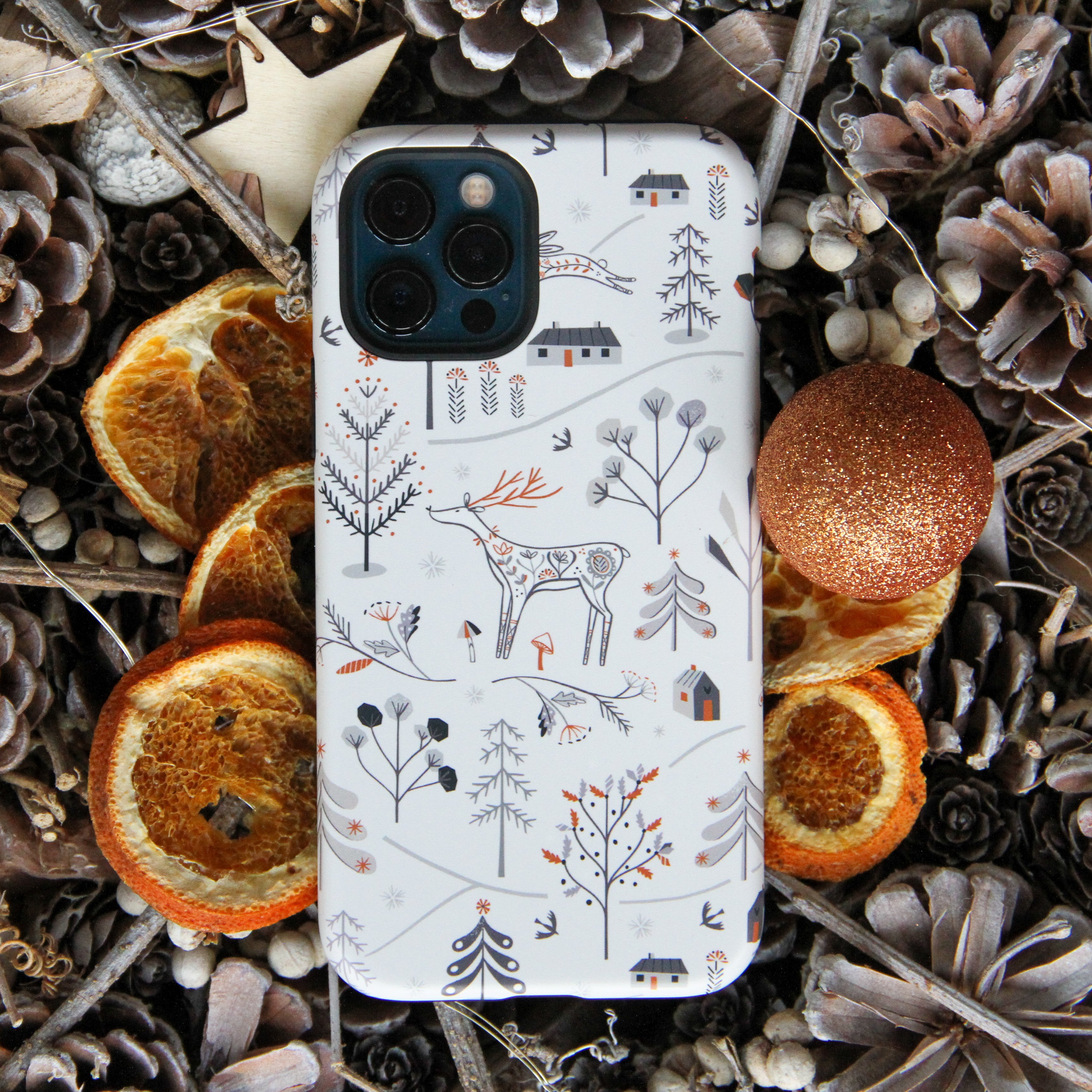 iPhone Tough Case - Winterfold A By Ali Brookes