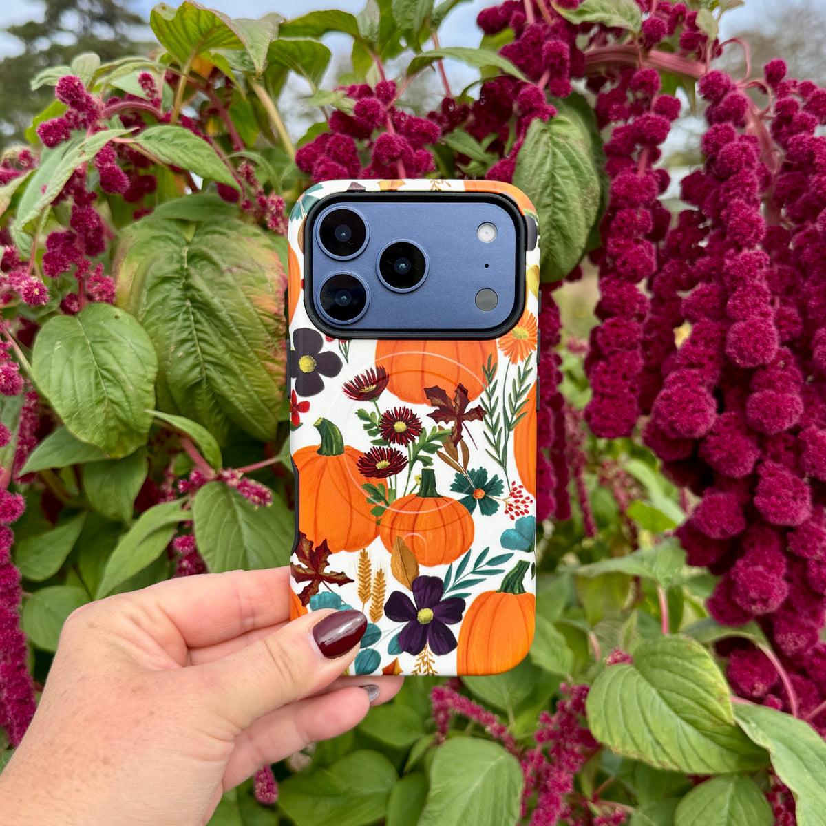 iPhone MagSafe Tough Case - Fall Pumpkins By Abby Jacobs