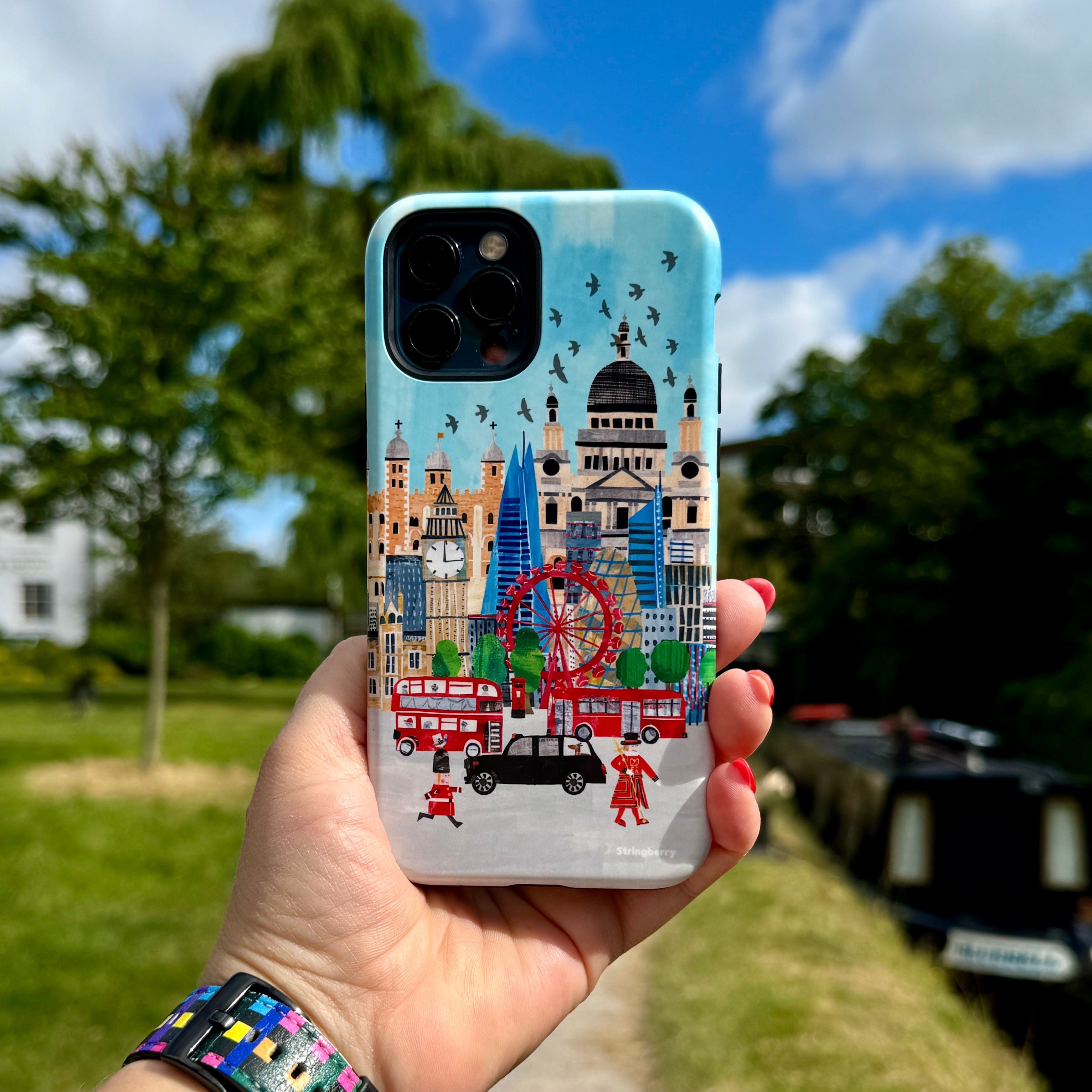iPhone Tough Case - Spring In London By Tracey English