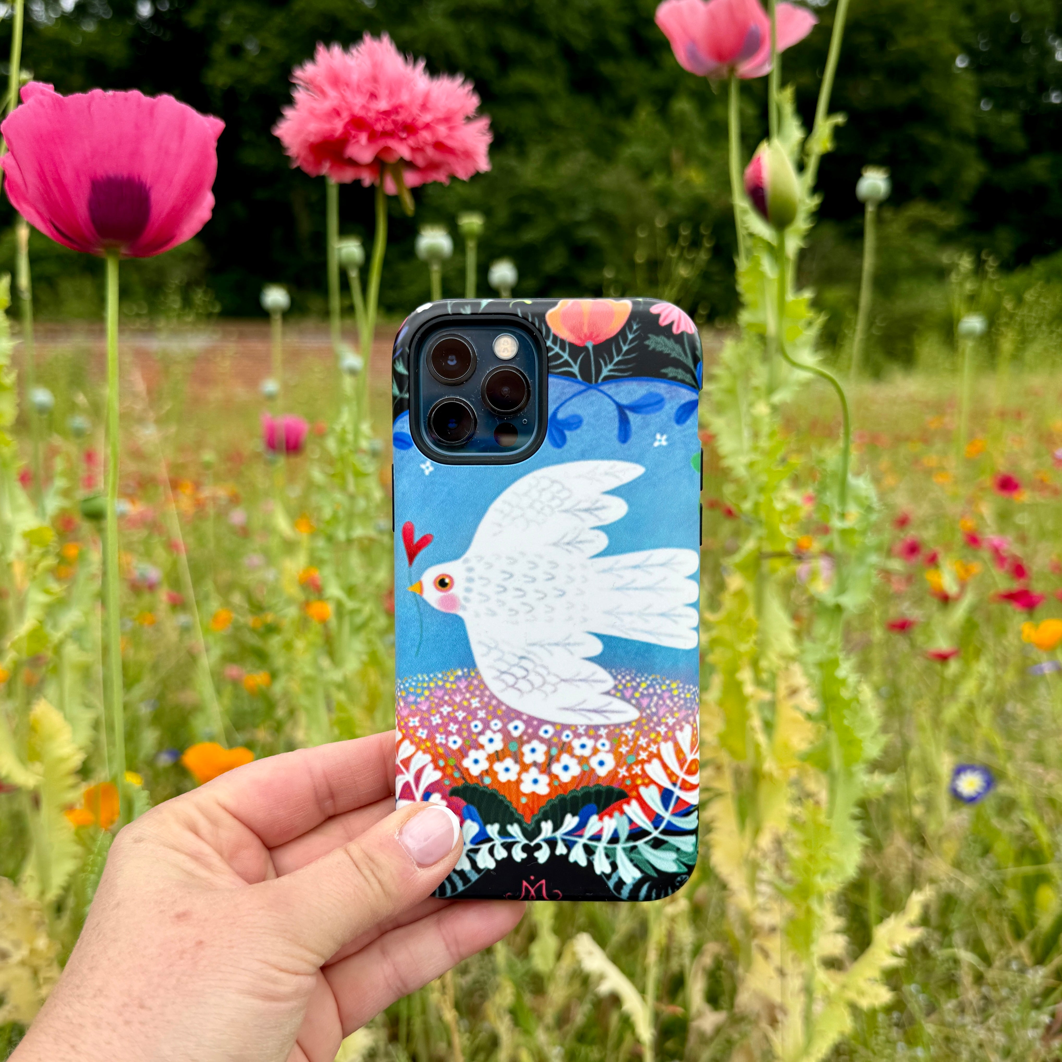 iPhone Tough Case - Peacebird By Mia Underwood