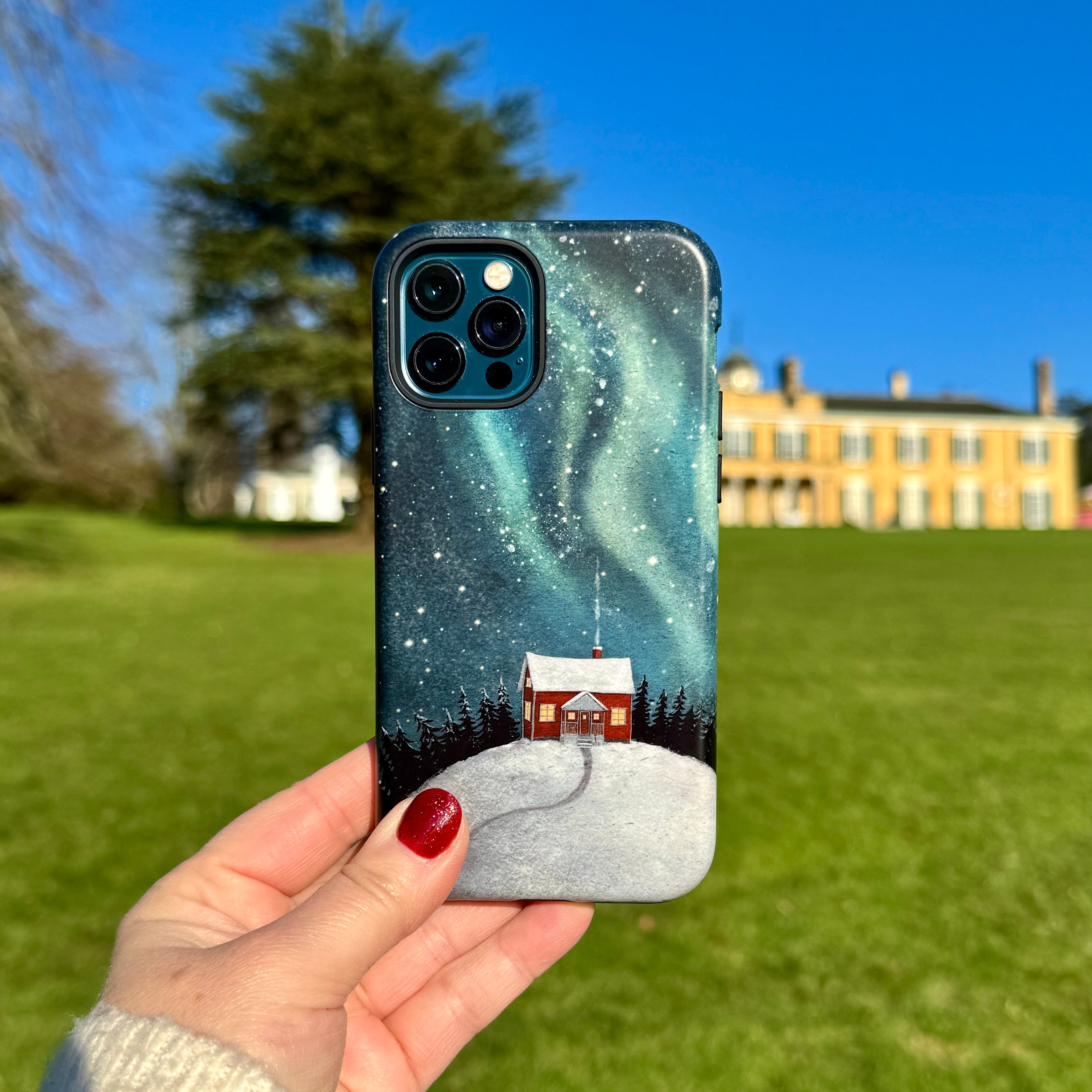 iPhone Tough Case - Northern Light By Maja Lindberg