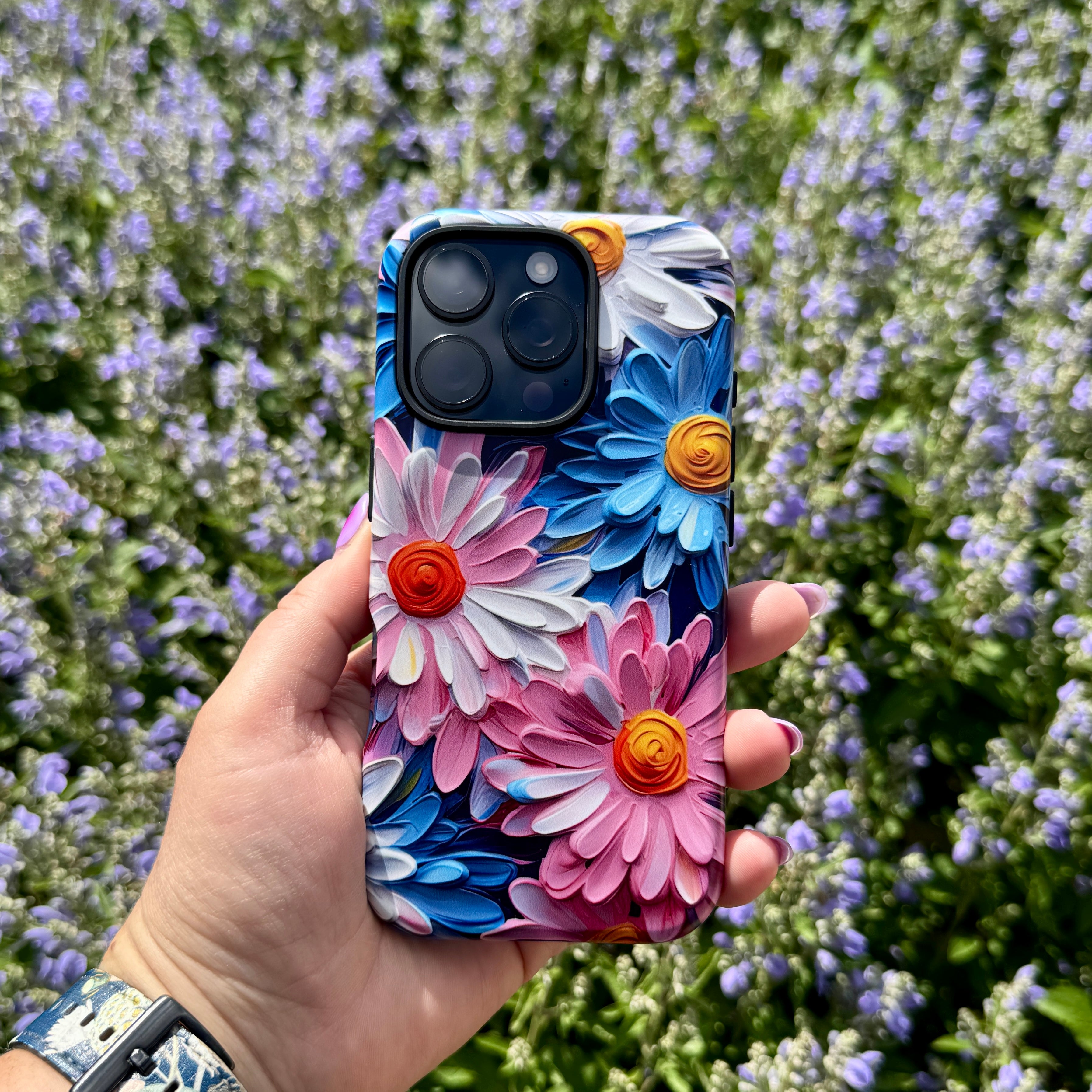iPhone Case - Pink Daisies