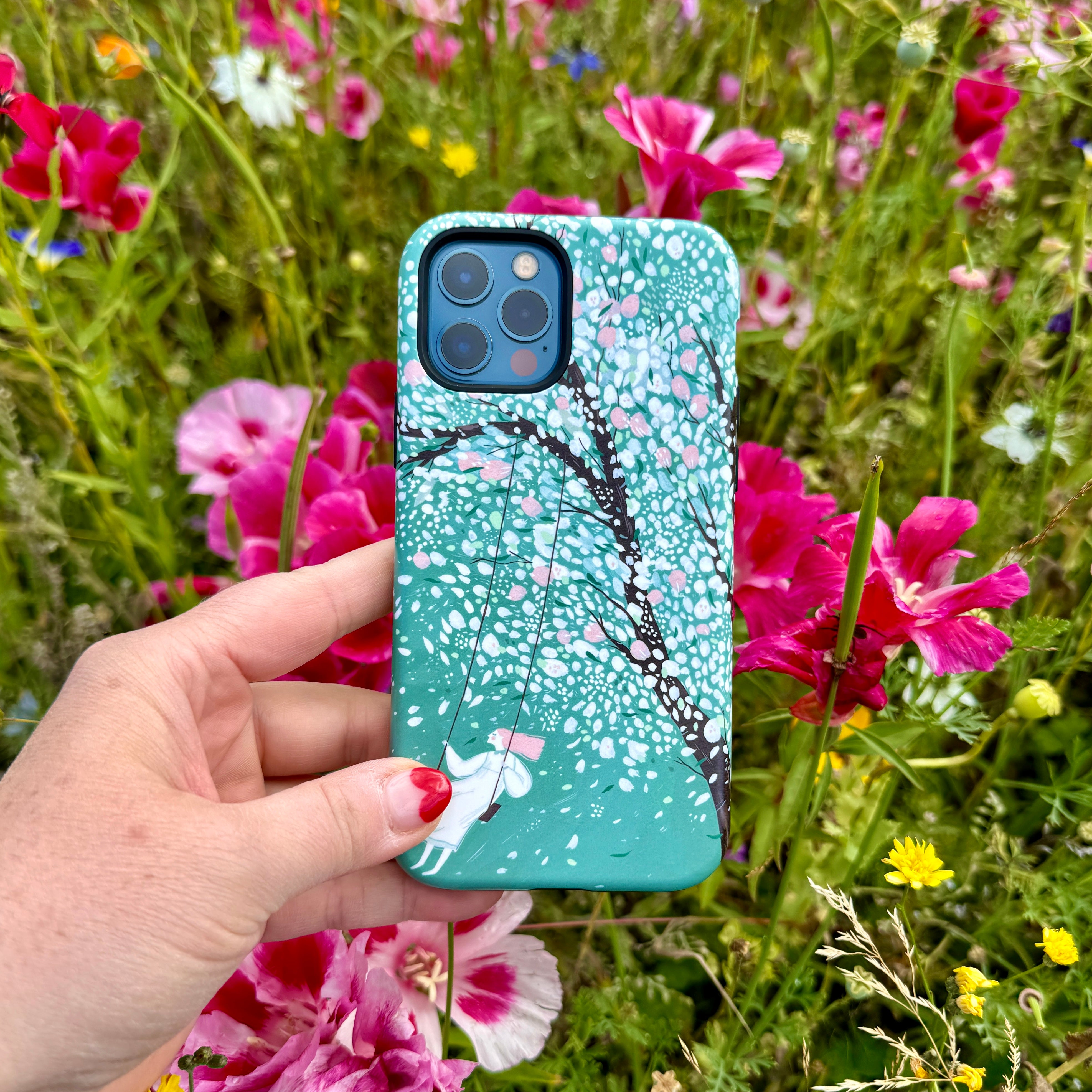 iPhone Tough Case - The Apricot Tree By Madalina Andronic