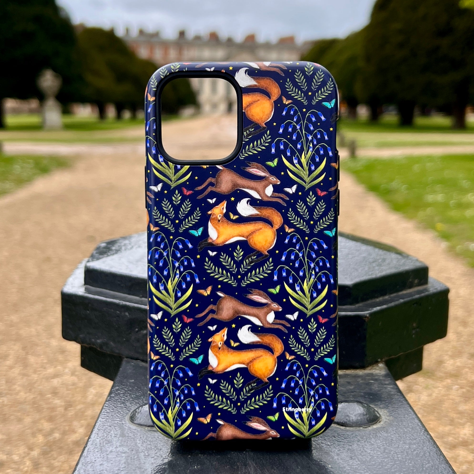 iPhone Tough Case - Fox And Hare By Catherine Rowe