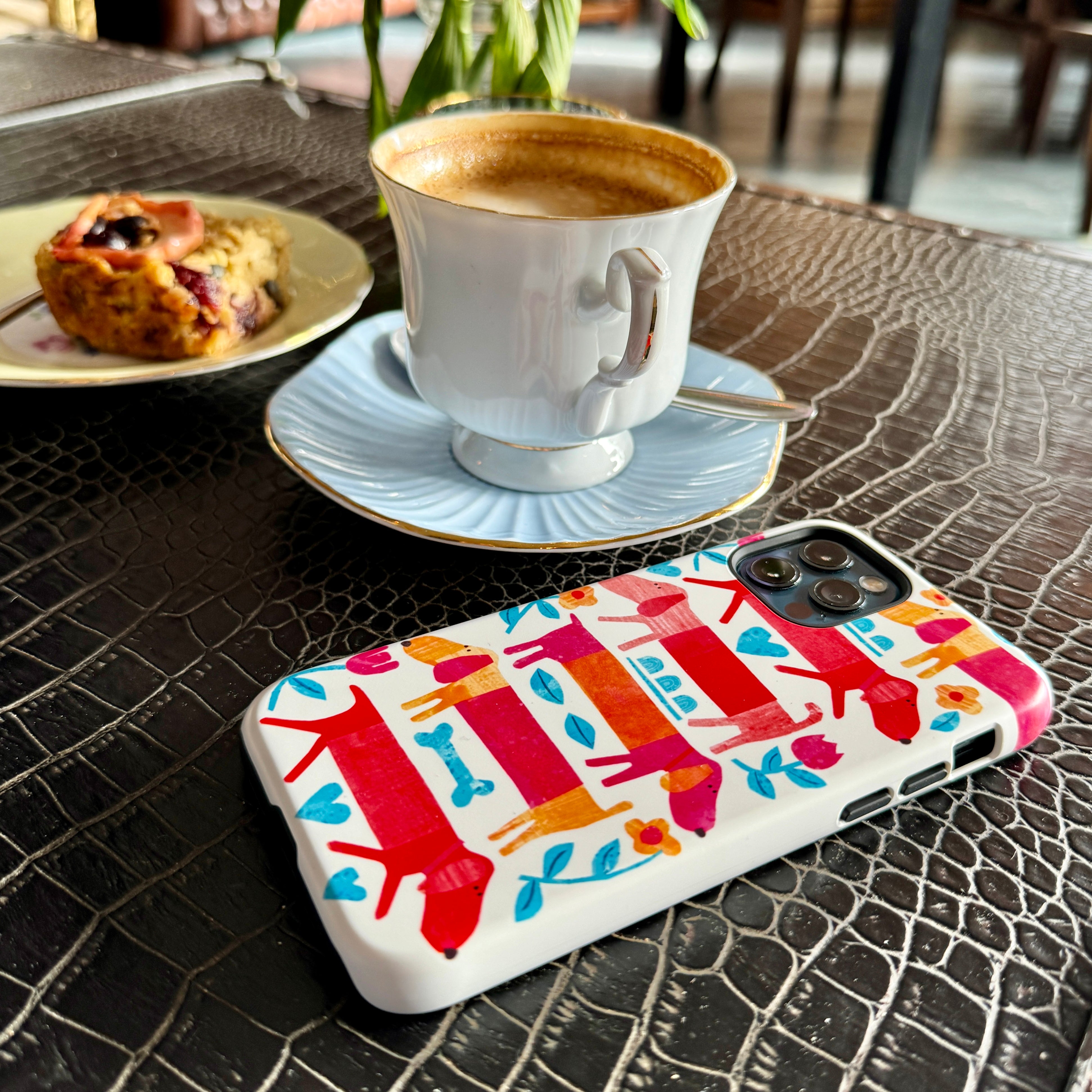 iPhone Tough Case - Sausage Dog By Tracey English