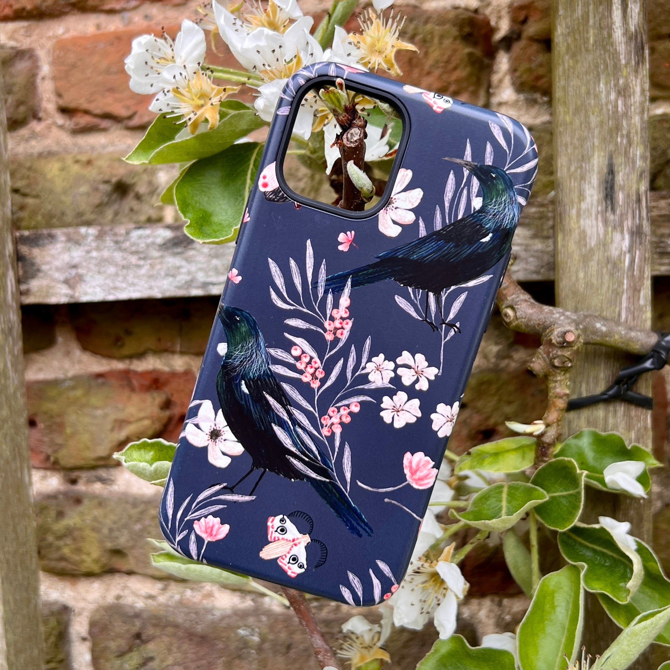 iPhone Tough Case - Moths And Tuis By Katherine Quinn