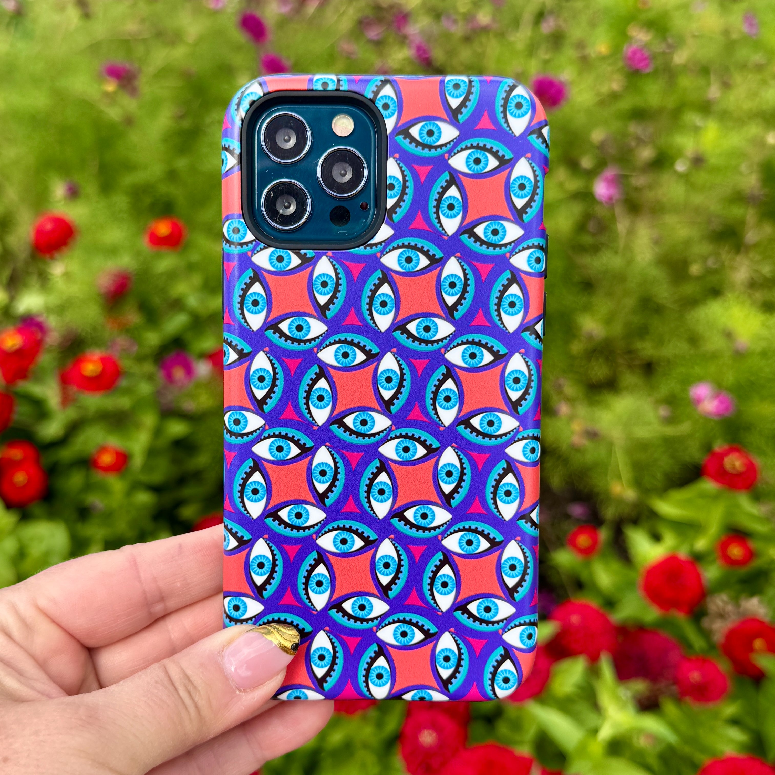 iPhone Tough Case - Eyes By Patternistas