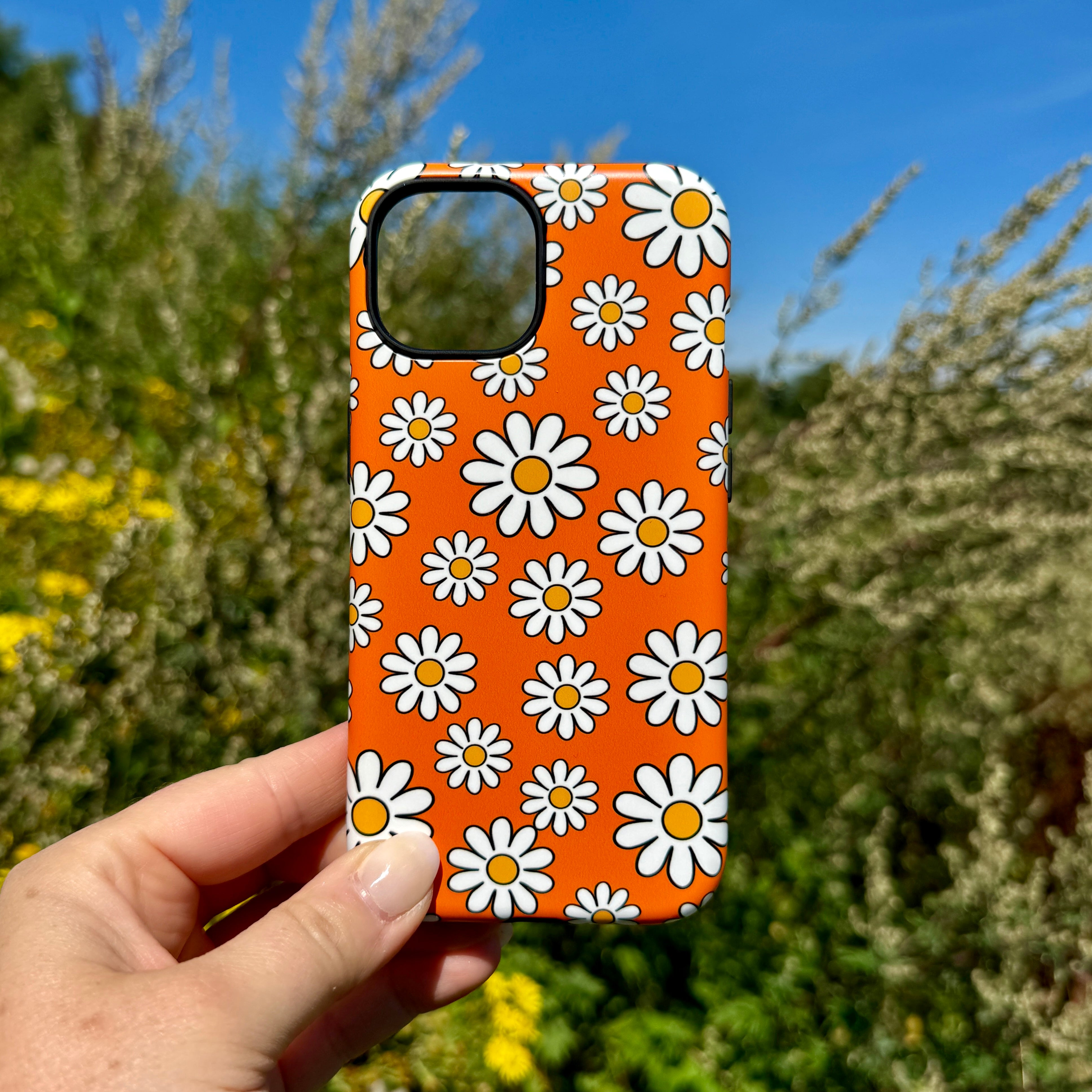iPhone Tough Case - Orange Daisies