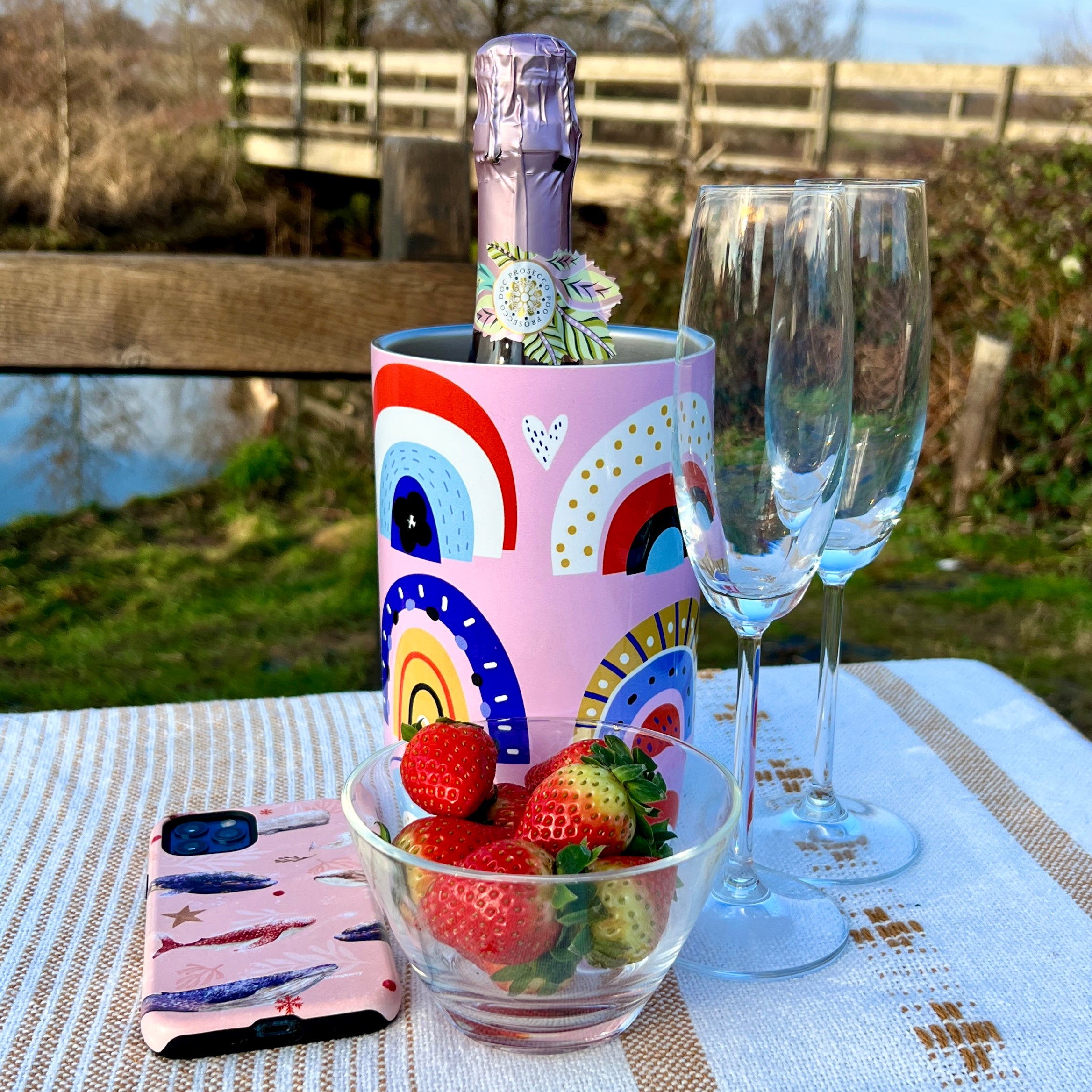 Wine Chiller Bucket Rainbows