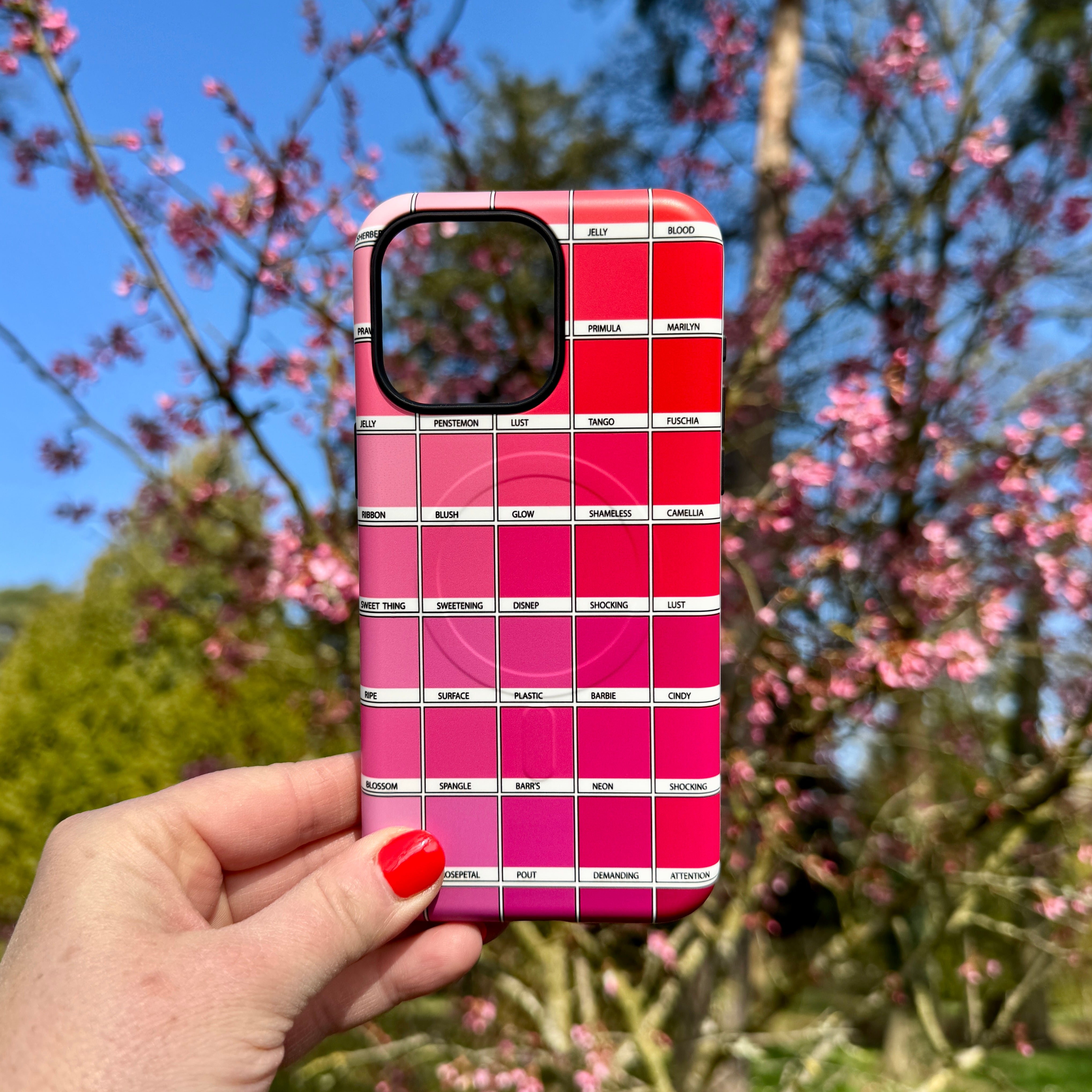 iPhone MagSafe Tough Case -  Pink Chromology By Kitty Joseph