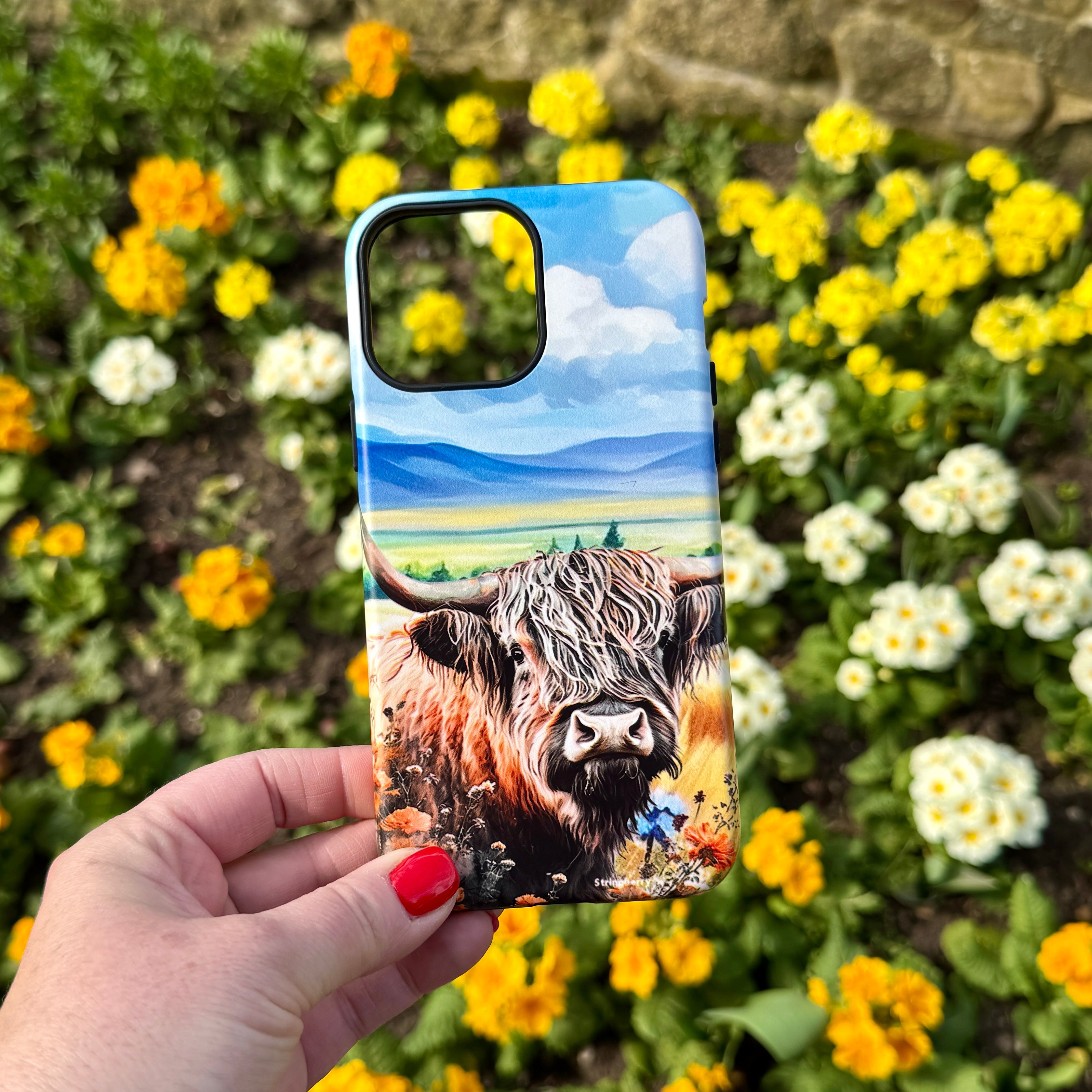 iPhone Tough Case - Highland Cow V