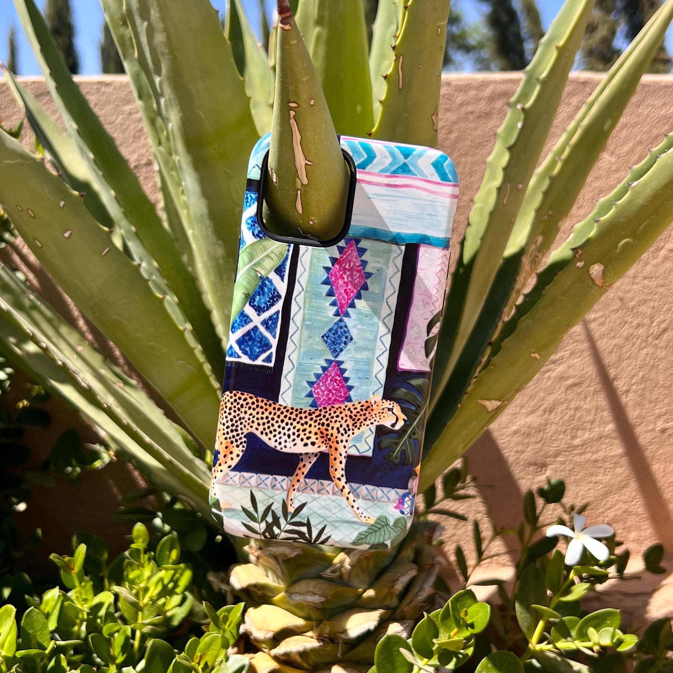 iPhone Tough Case - Morocco Cheetah By Bex Parkin