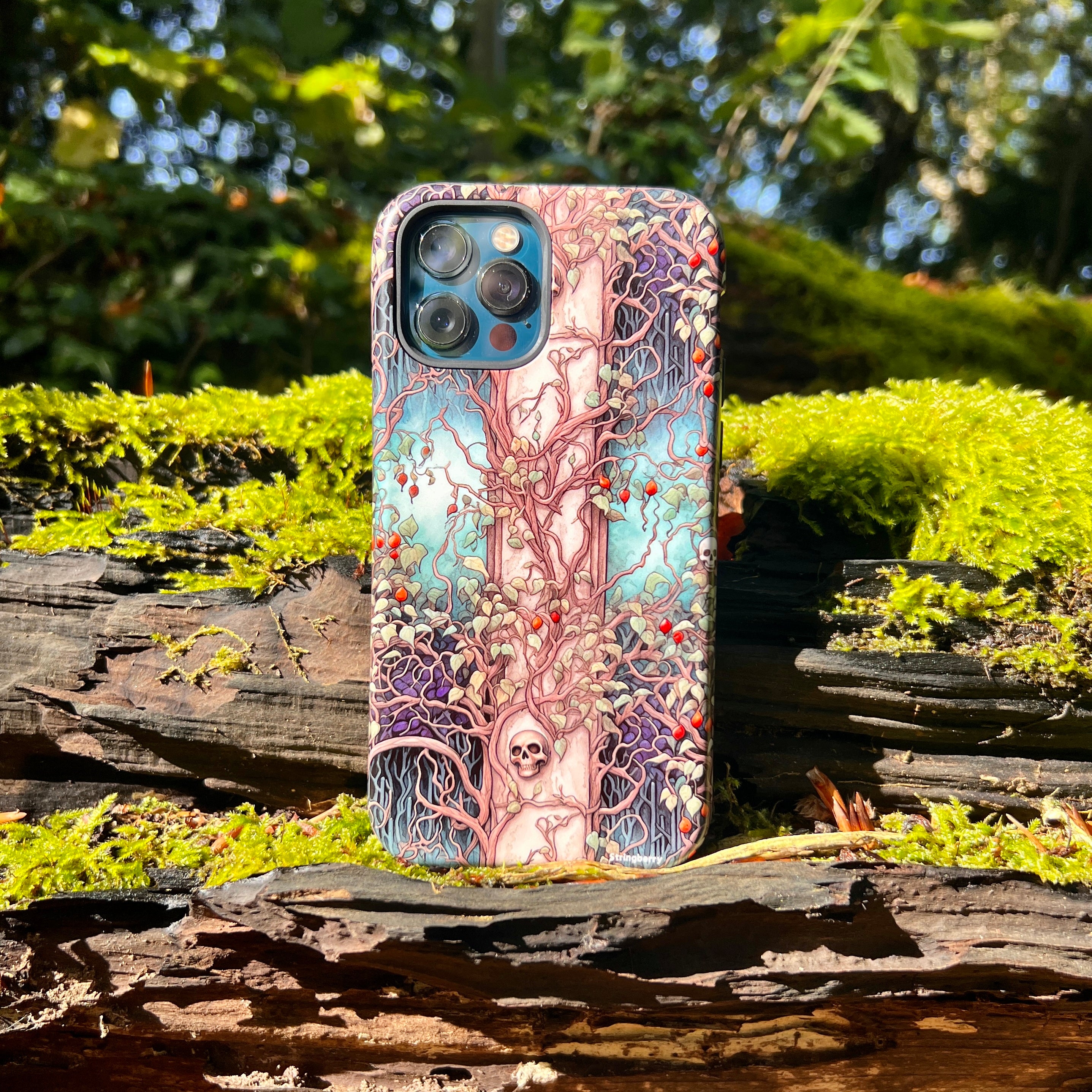 iPhone Tough Case - Skull Trees