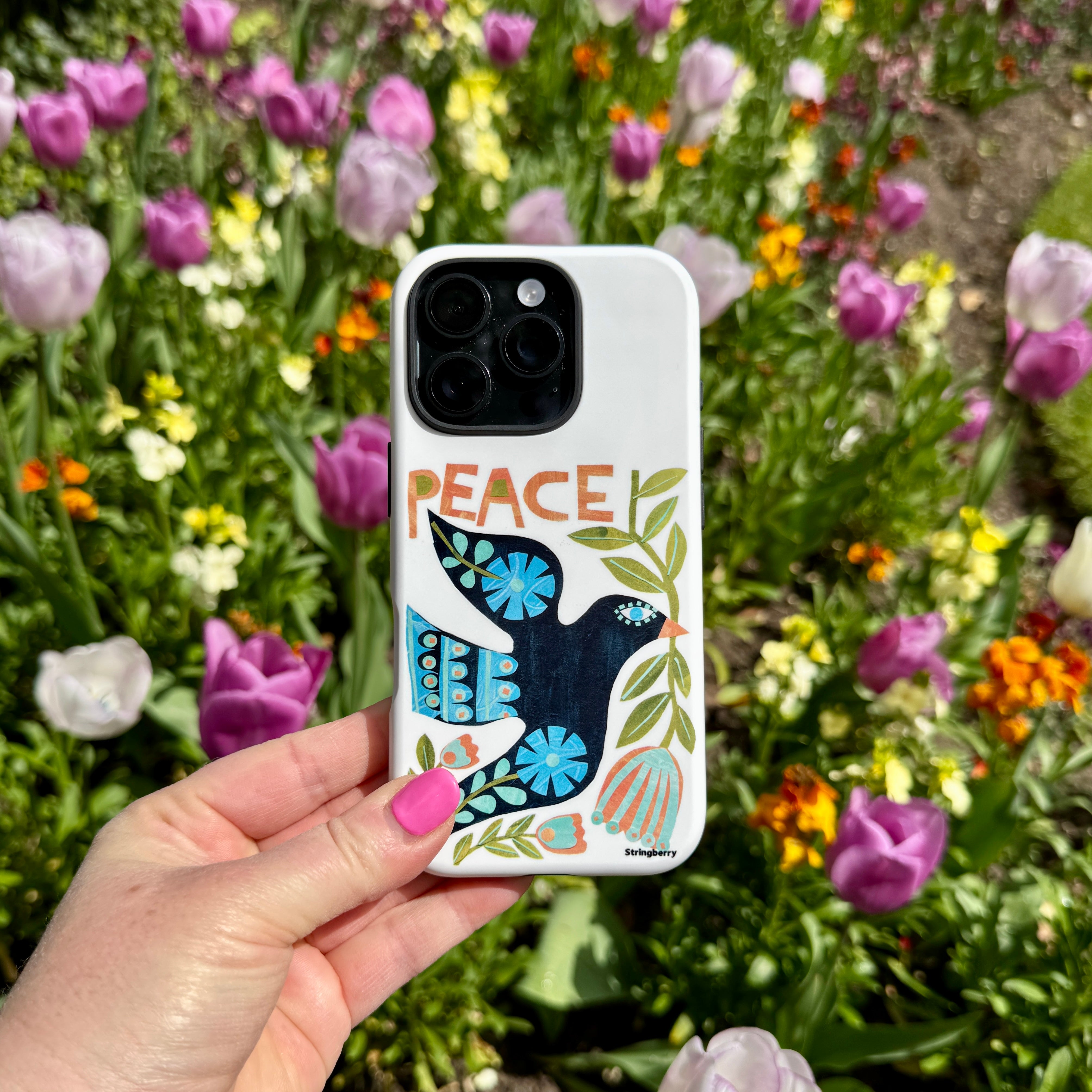 iPhone Tough Case - Peace By Tracey English