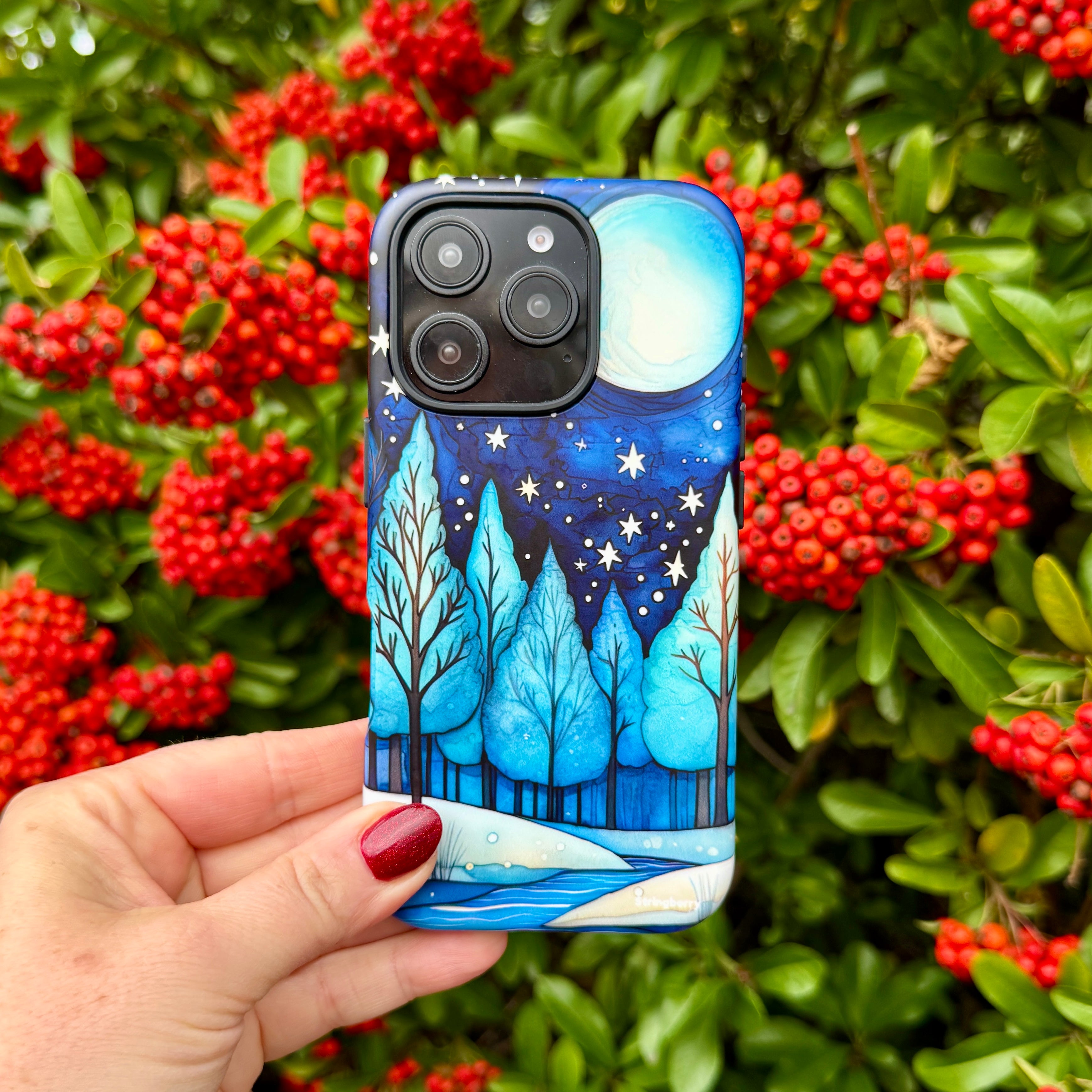 iPhone Tough Case - Blue Ice Canal