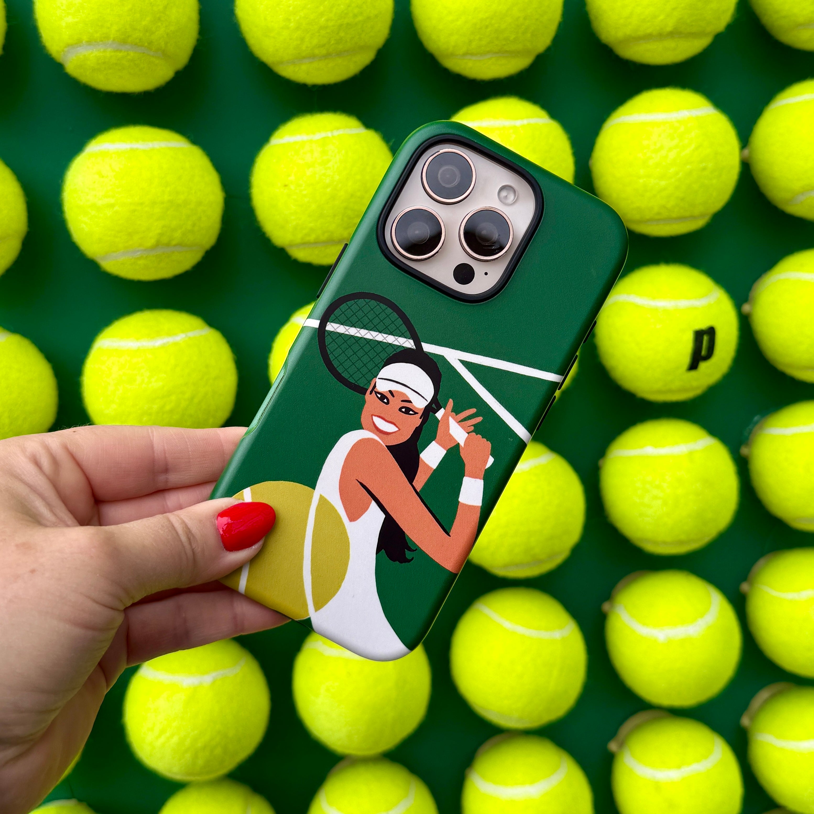 iPhone Tough Case - Tennis Star