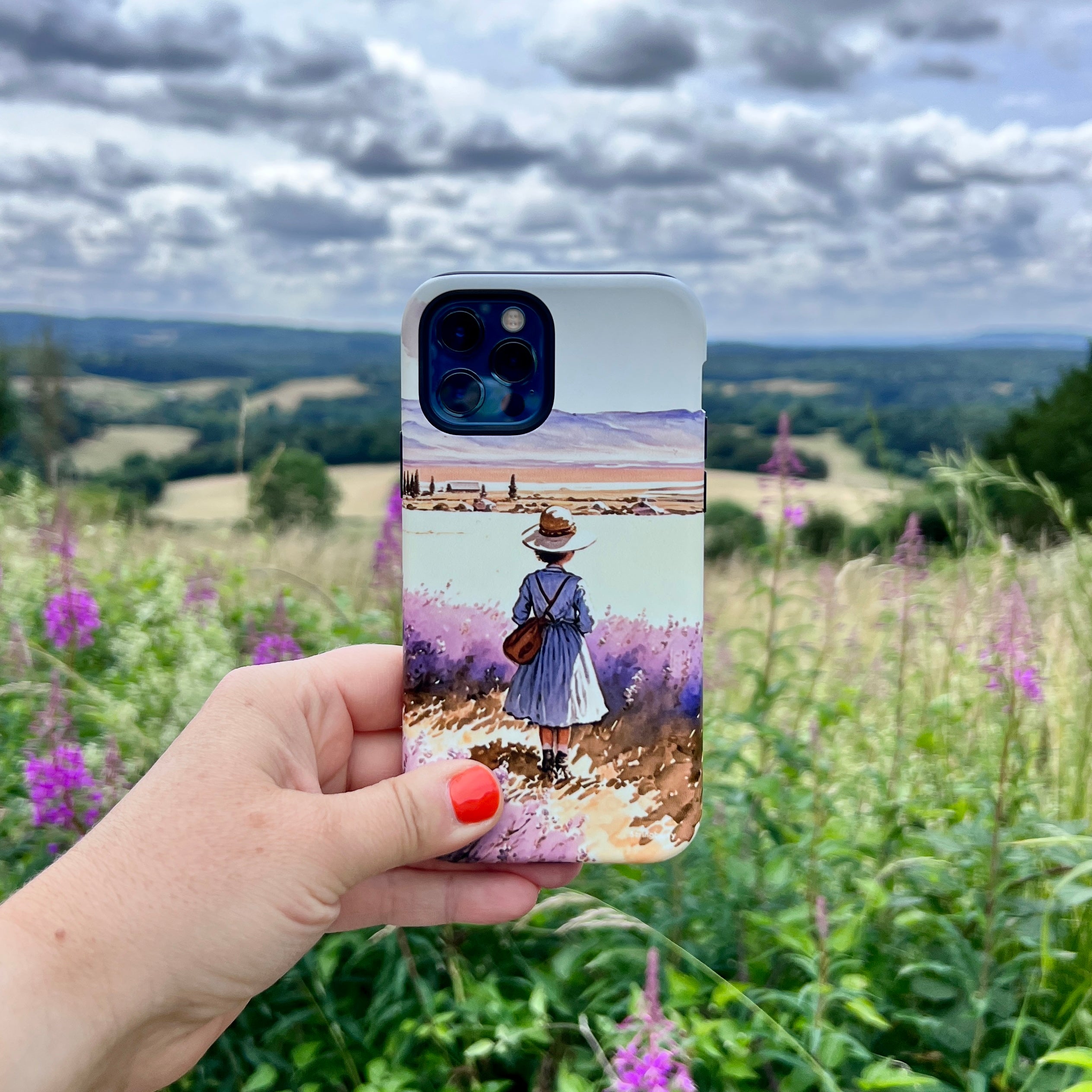 iPhone Tough Case - Girl In Fields