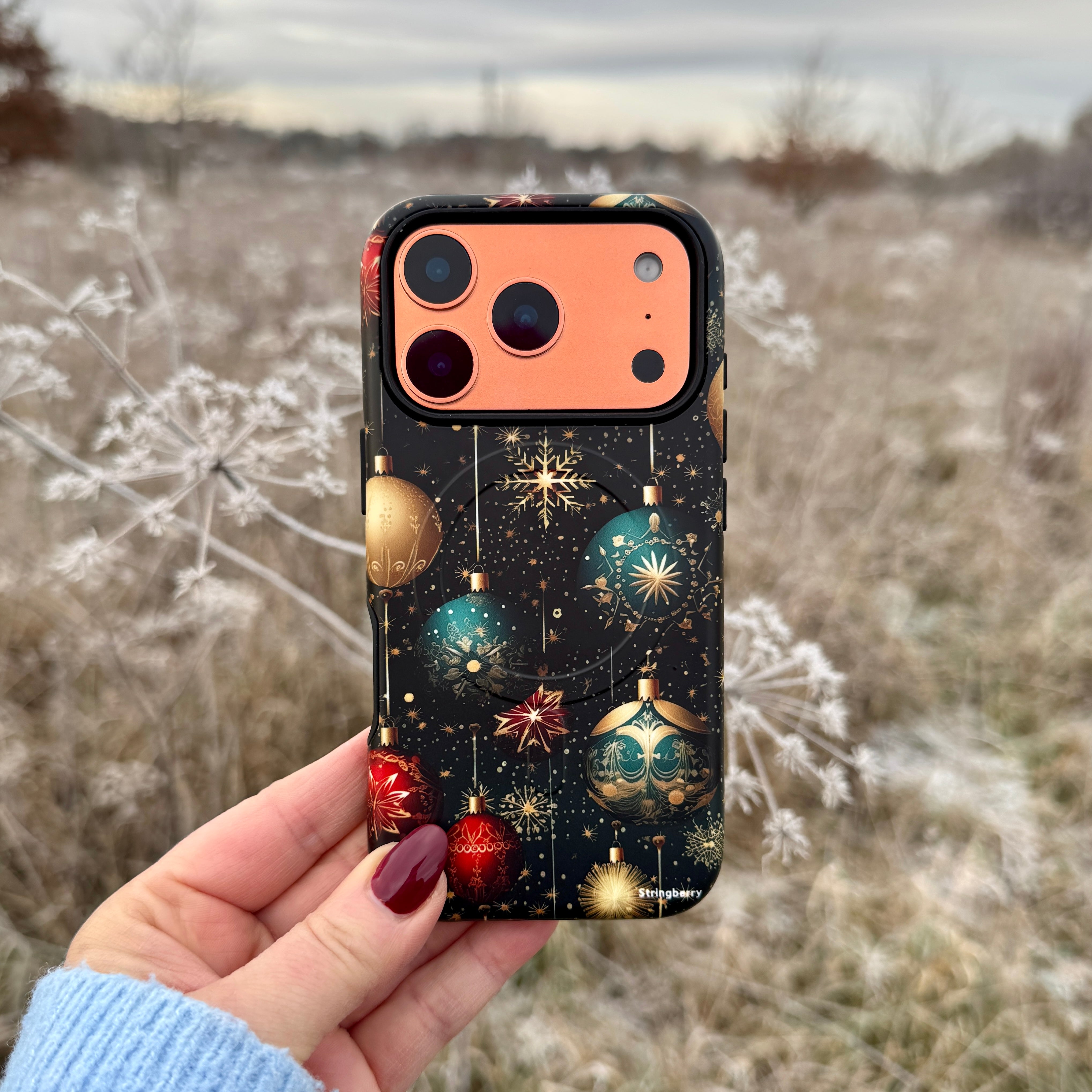 iPhone MagSafe Tough Case -  Christmas Baubles II