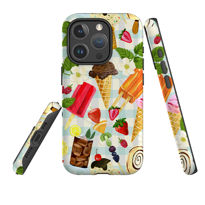 iPhone MagSafe Tough Case - Ice Floral By Abby Jacobs