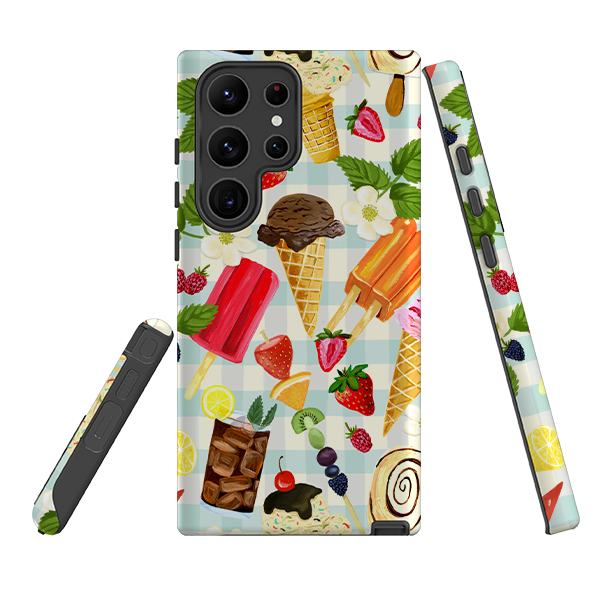 Samsung Tough Case - Ice Floral By Abby Jacobs