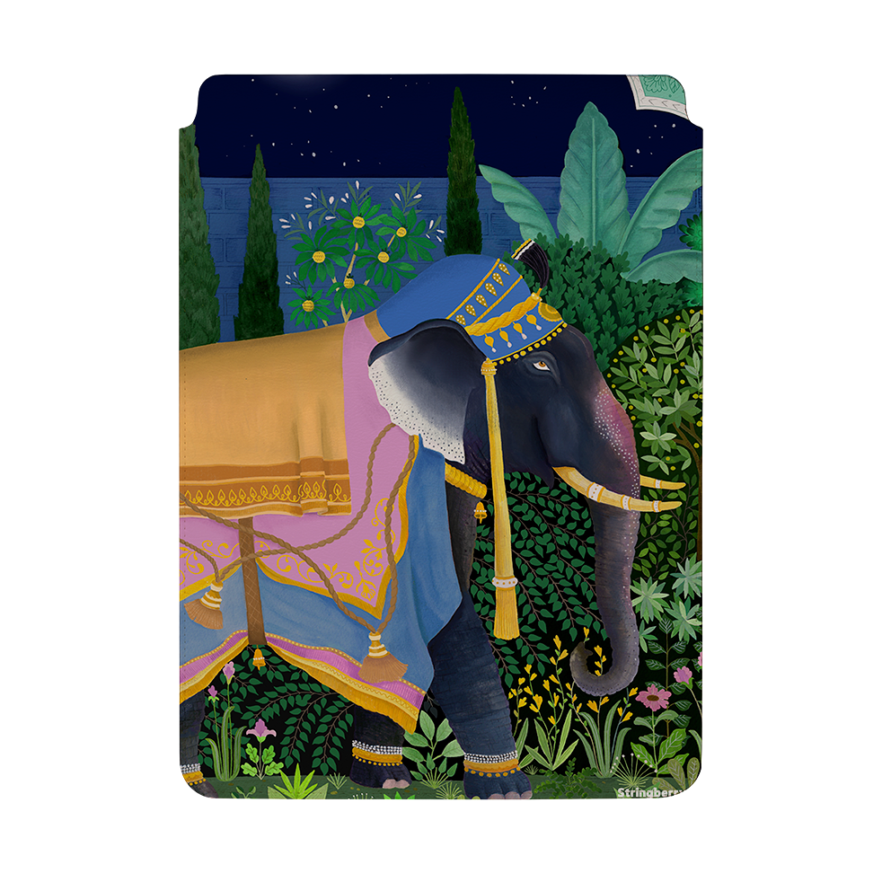 Indian Elephant By Bex Parkin Laptop, Kindle & iPad Sleeve