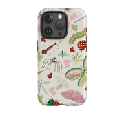 iPhone Tough Case - Insects Pattern By Maja Lindberg