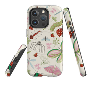 iPhone MagSafe Tough Case -  Insects Pattern By Maja Lindberg