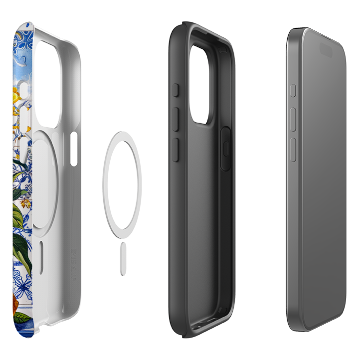 iPhone MagSafe Tough Case - Italian Lemons