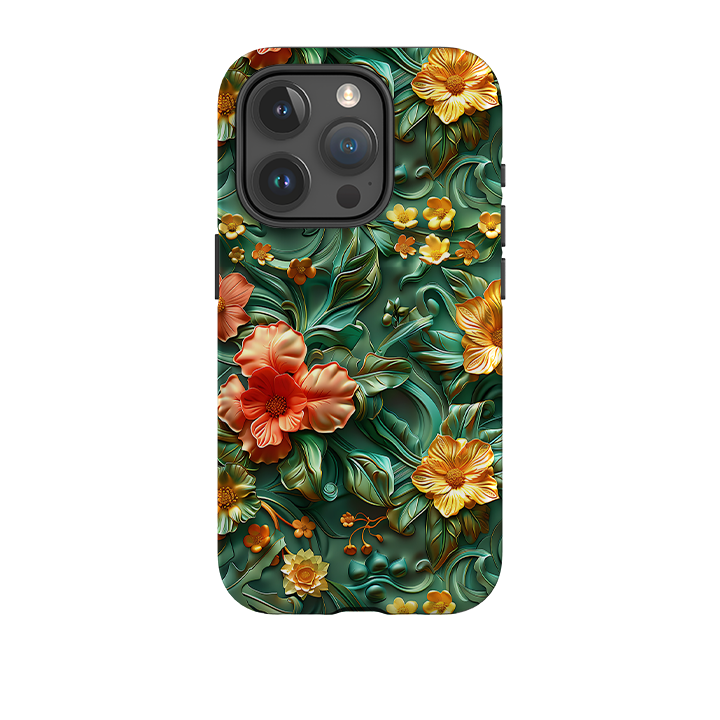 iPhone Tough Case -Jade Floral